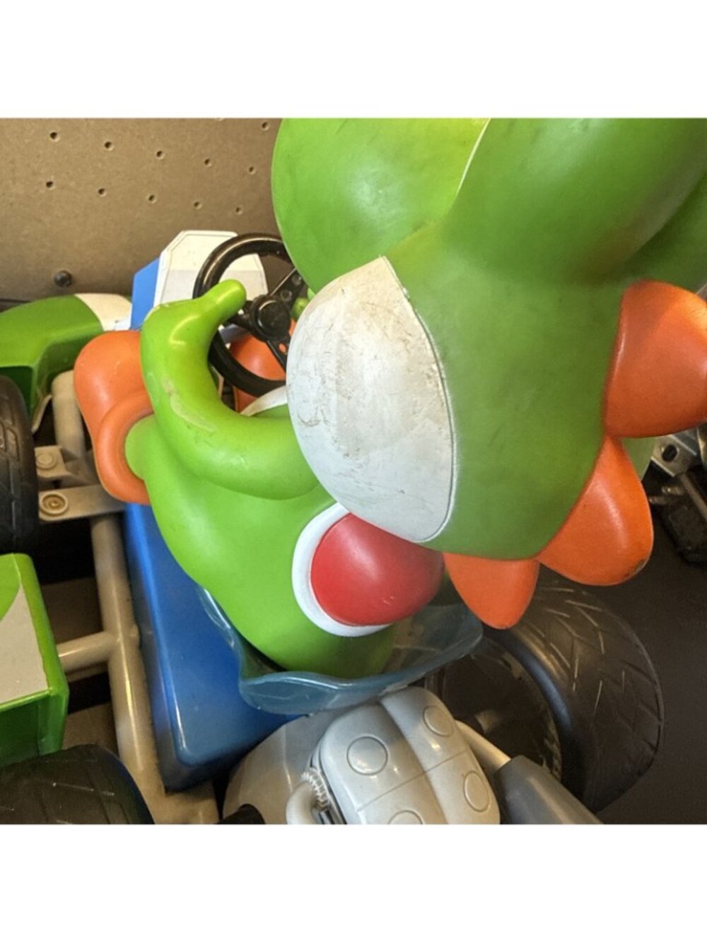Mario Kart Wii Radio Control RC Car Yoshi Kart Large Size 17" RARE NO REMOTE - Picture 10 of 11